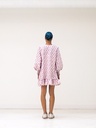 Robe upcycling Juliette longue colorée