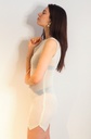 Robe Elodie beige transparente