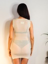 Robe Elodie beige transparente