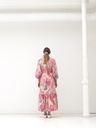 Robe upcycling Juliette longue colorée