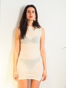 Robe Elodie beige transparente