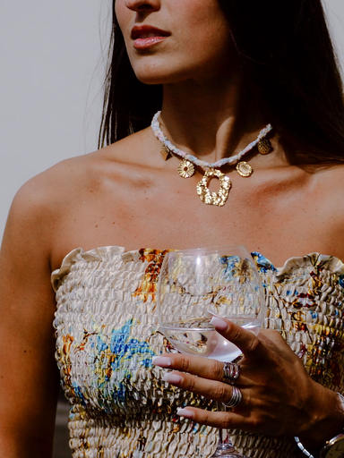 Collier Caroline flashy météorite